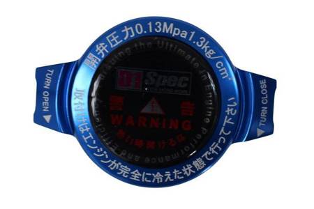 D1Spec Radiator cap 15mm 1.3 Bar Blue
