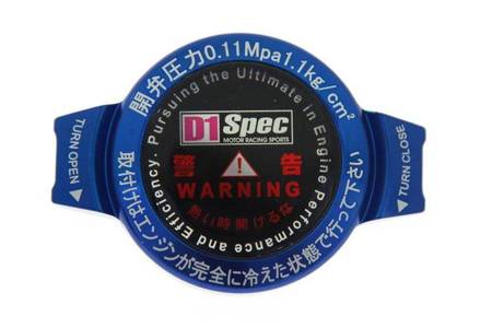 D1Spec Radiator cap 28mm 1.1 Bar Blue