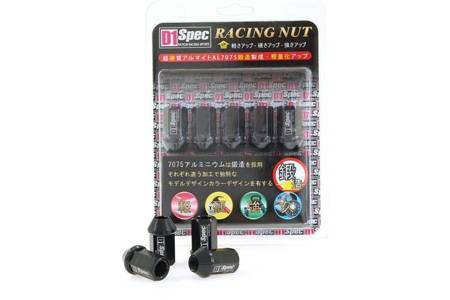Racing lug nuts D1Spec Alu 12x1.5 black