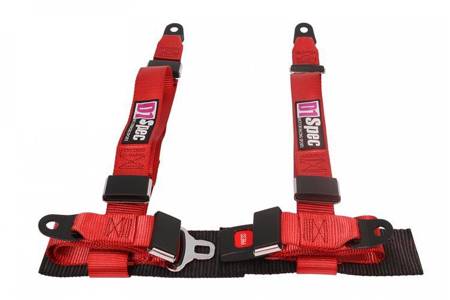 Racing seat belts 4p 2" D1Spec Red