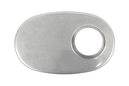 The muffler cap oval side exit 80mm 127x203mm