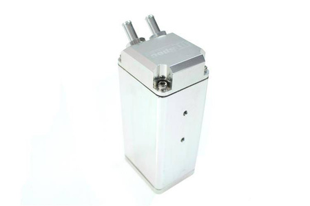 Oil catch tank D1Spec 15mm Silver Square